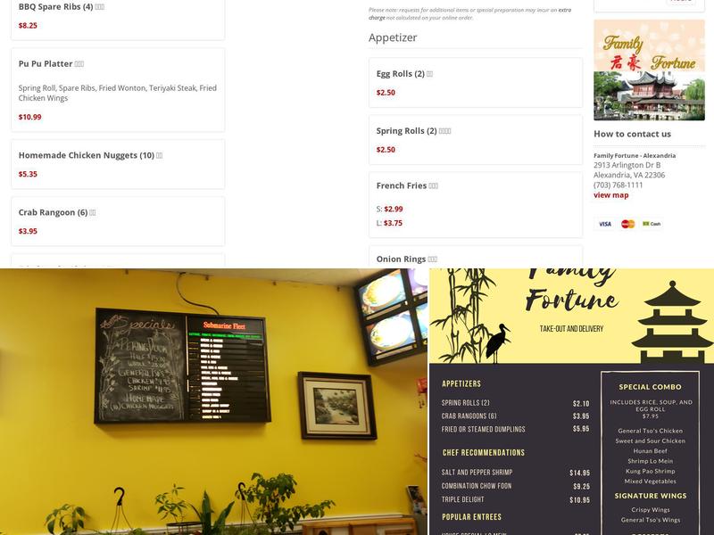 Authentic Filipino Cuisine Menu