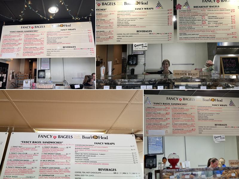Fancy Bagels Menu