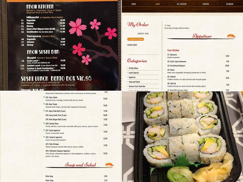 Fancy Q Sushi & Thai Apopka Menu