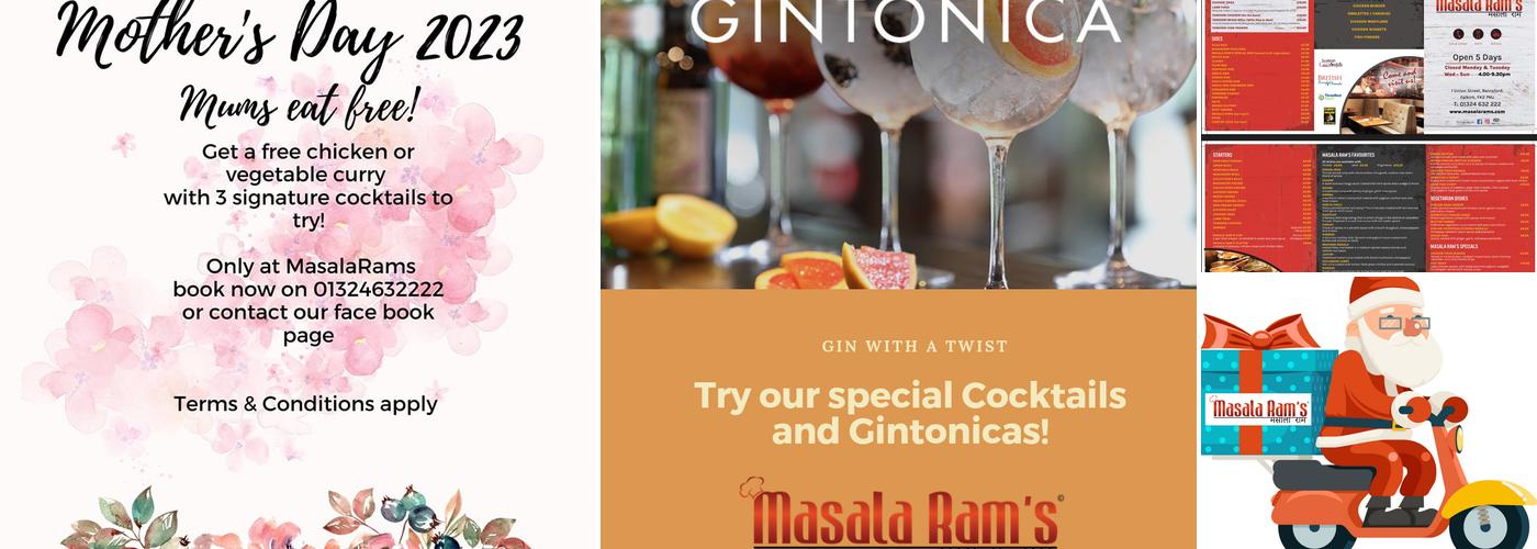 Masala Ram's Falkirk Menu