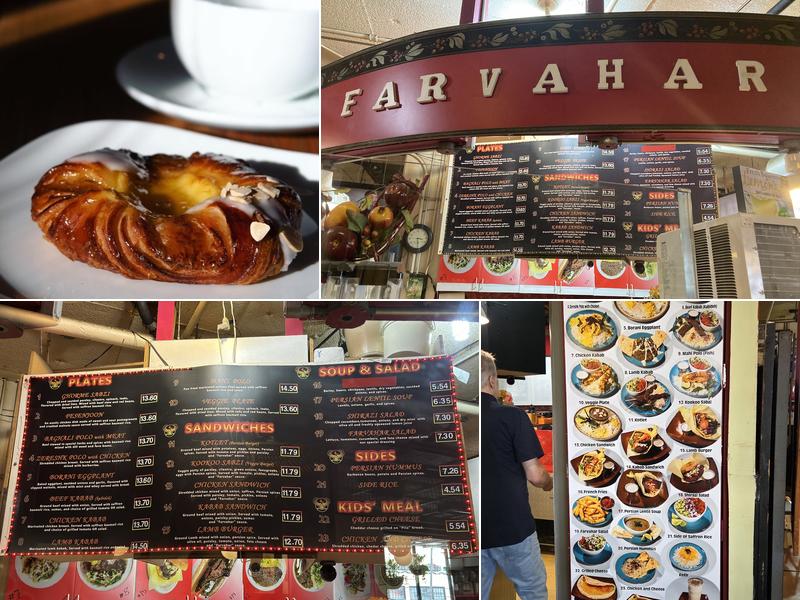 Farvahar Persian Cafe Menu