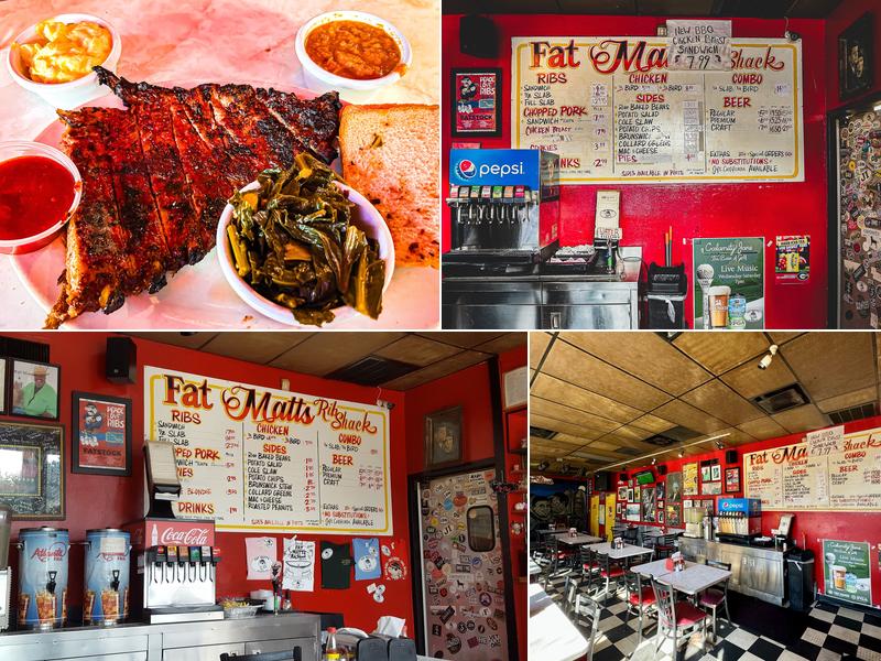 Fat Matt's Rib Shack Menu