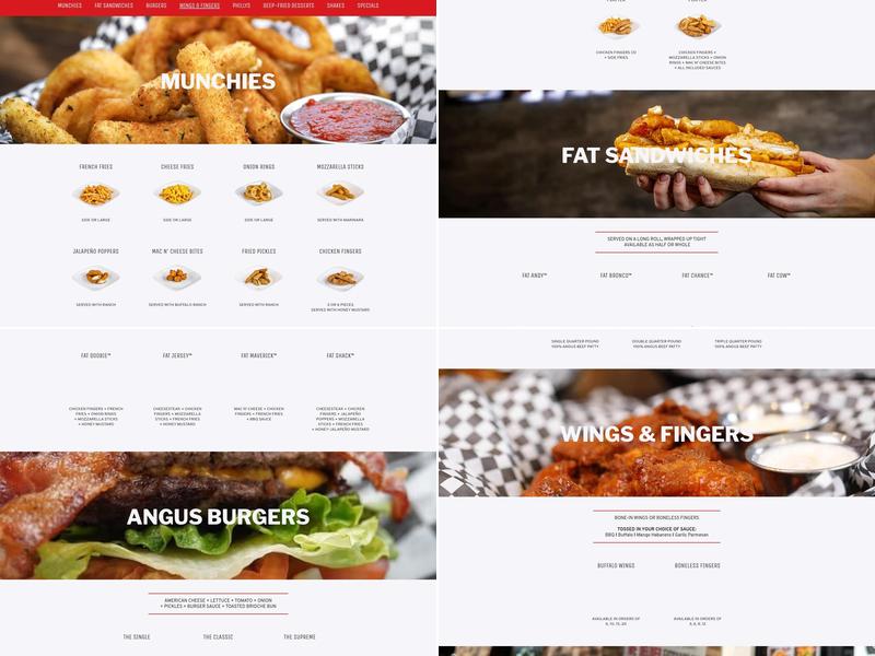 Fat Shack Menu