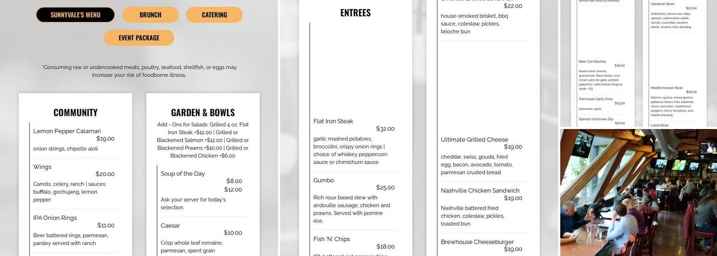 Laughing Monk Brewing and Gastropub Menu