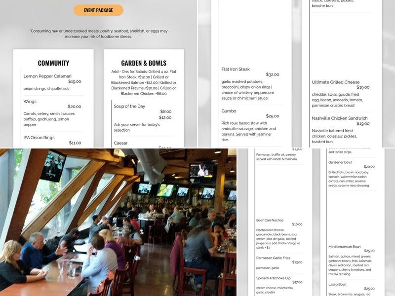 Laughing Monk Brewing and Gastropub Menu