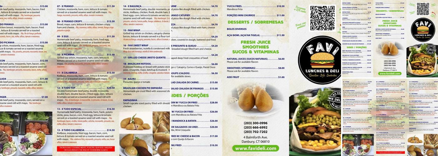 Favi Menu