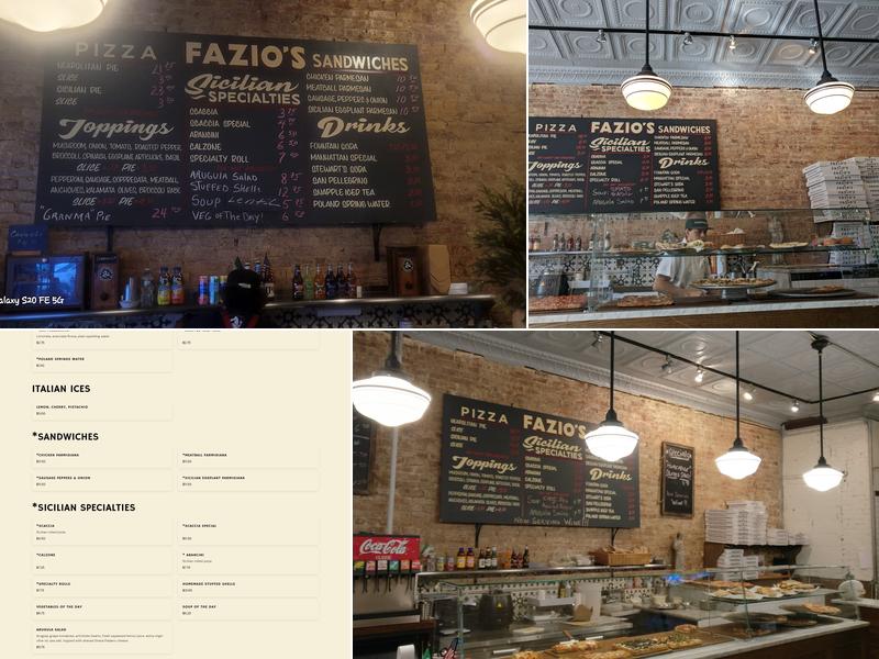 Fazio's Menu