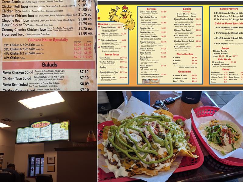 Fiesta Chicken Menu