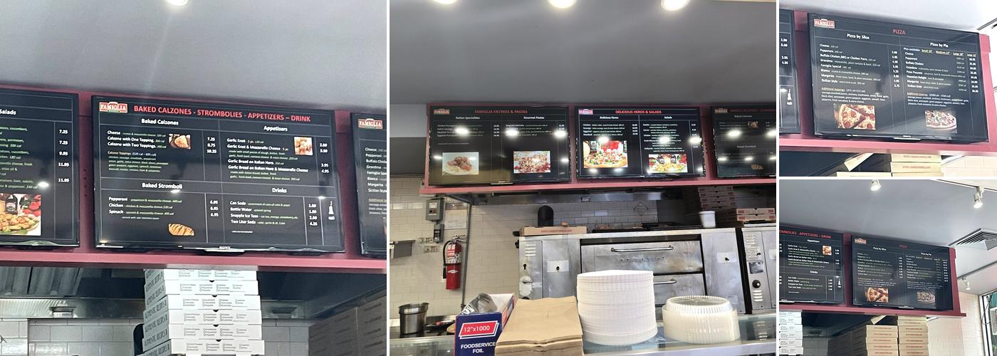 Famous Famiglia Pizzeria Menu