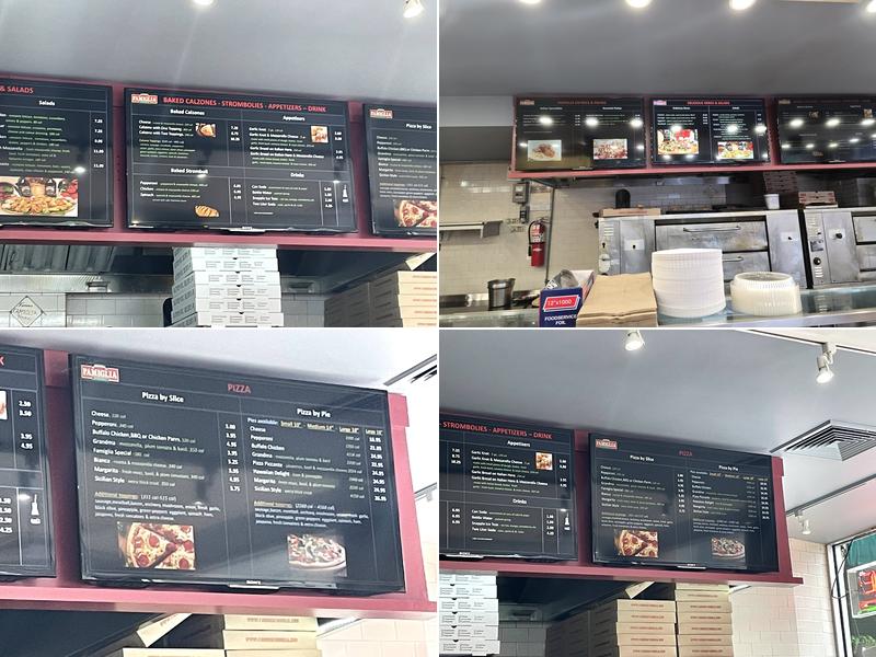 Famous Famiglia Pizzeria Menu