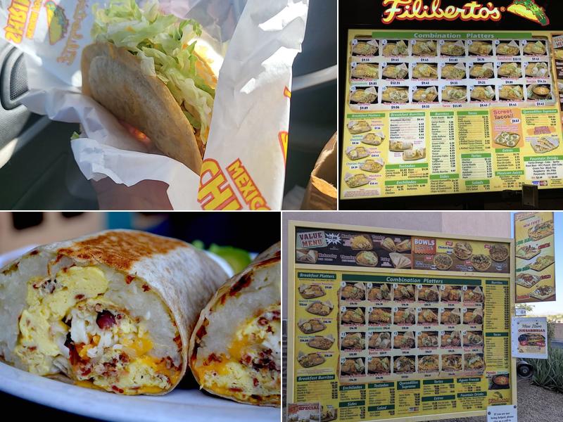Filiberto's Mexican Food Menu