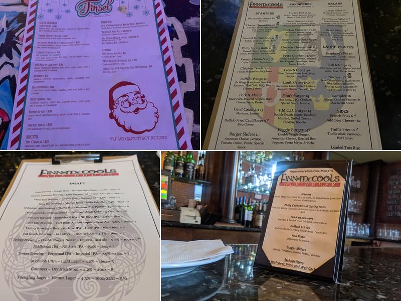 Finn Mccools Ale House Menu