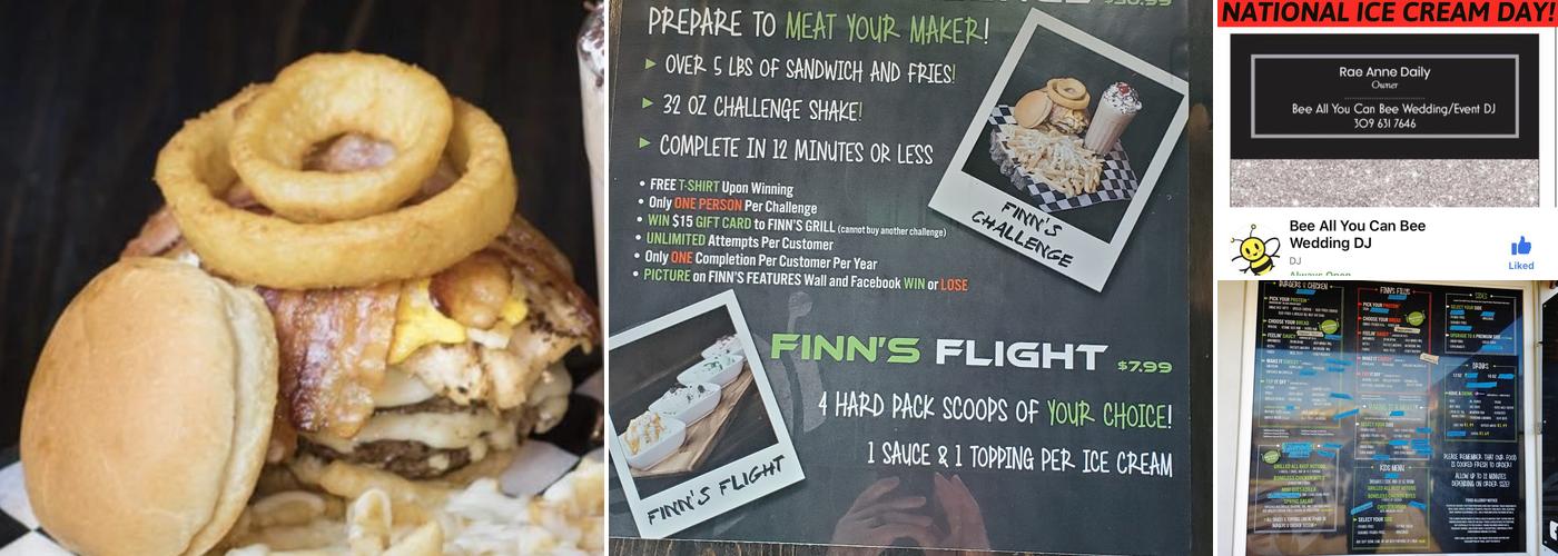 Finn's Grill Menu
