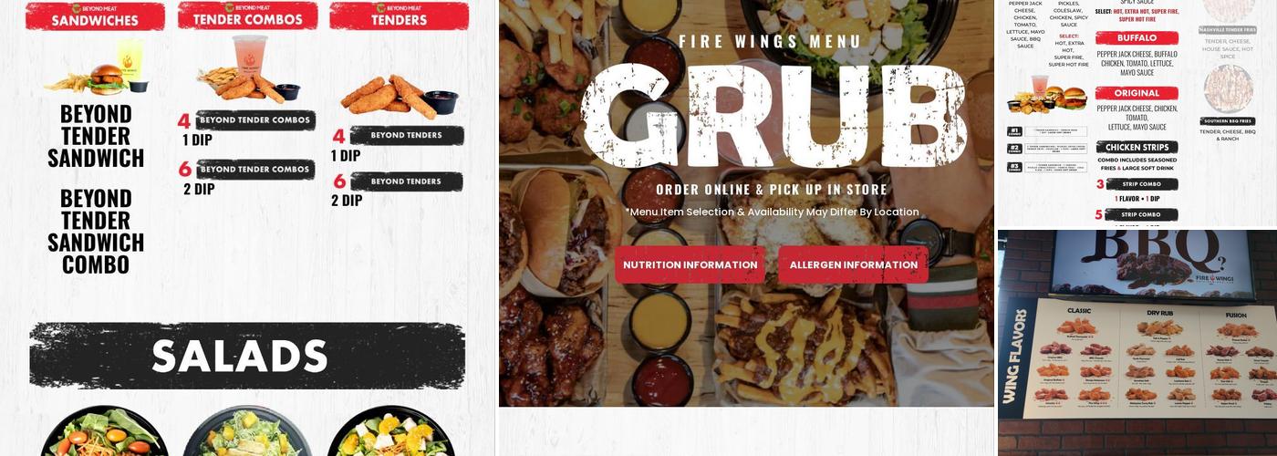 Fire Wings Lodi Menu