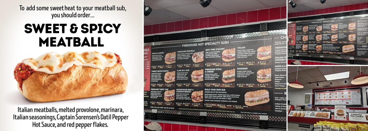 Firehouse Subs Hackensack Commons Menu