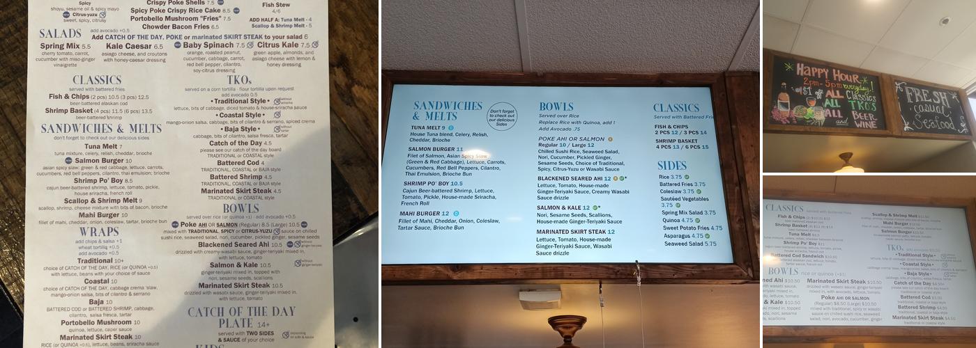 FISH DISTRICT Menu