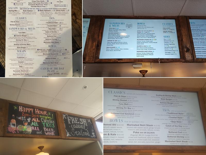 FISH DISTRICT Menu