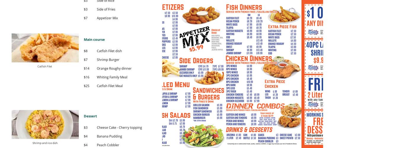 Fish Express Menu