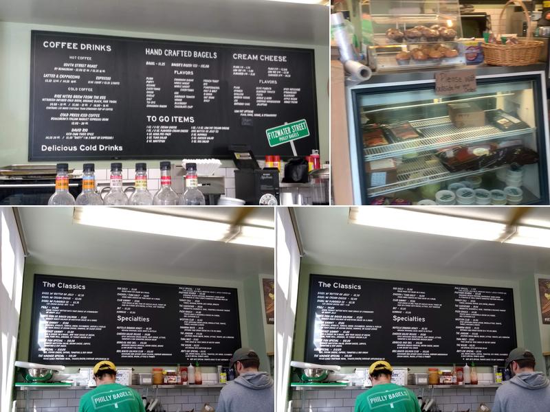 Fitzwater Street Philly Bagels Menu
