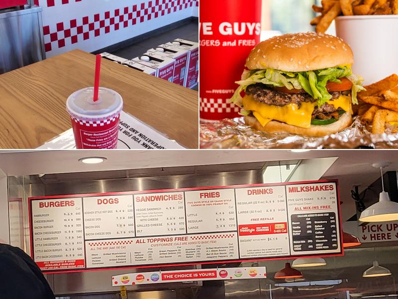 Five Guys Menu