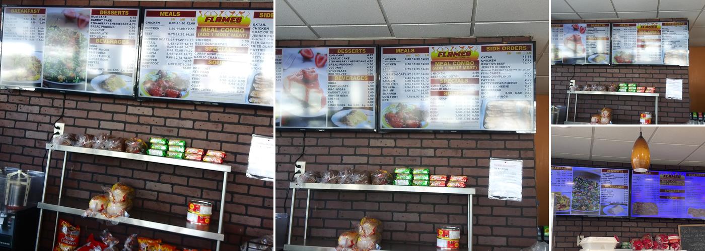 Flames Menu