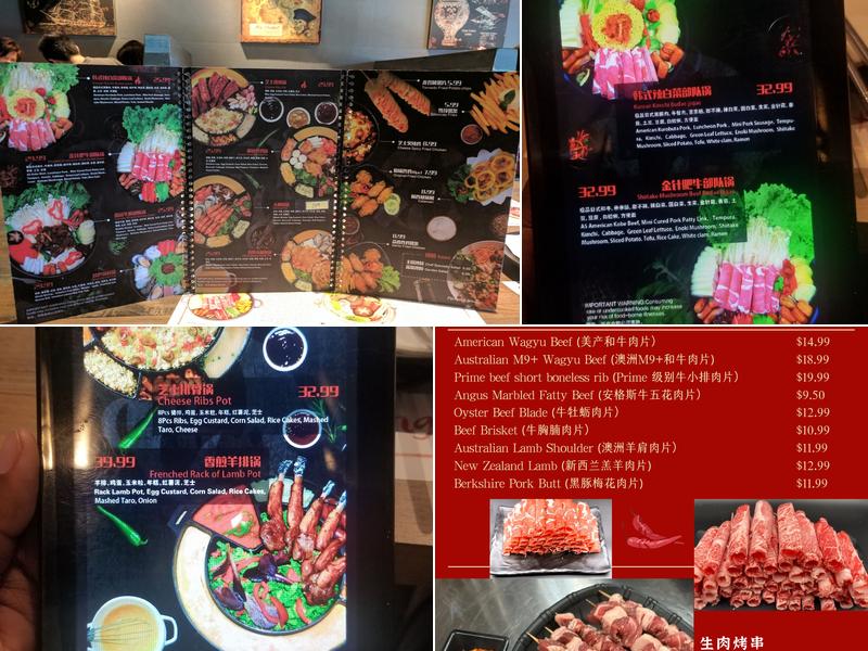 Flaming House Menu