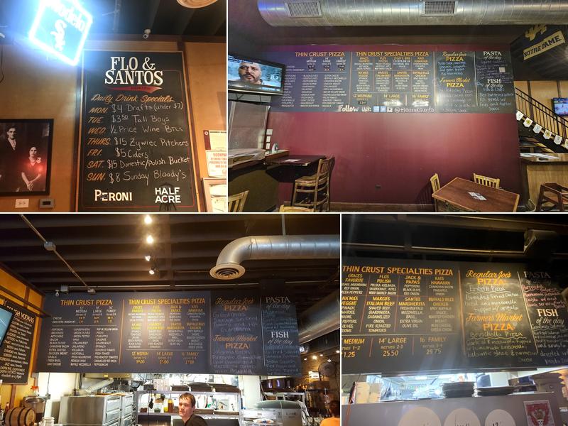 Flo & Santos Menu