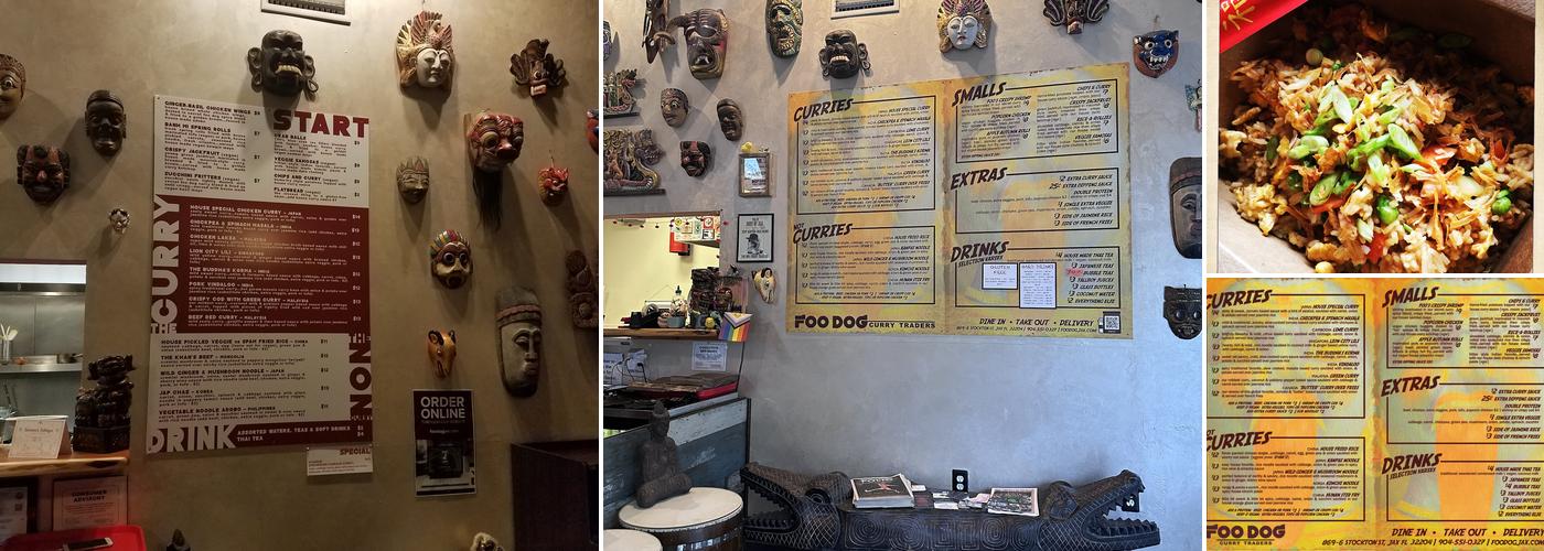 Foo Dog Curry Traders Menu