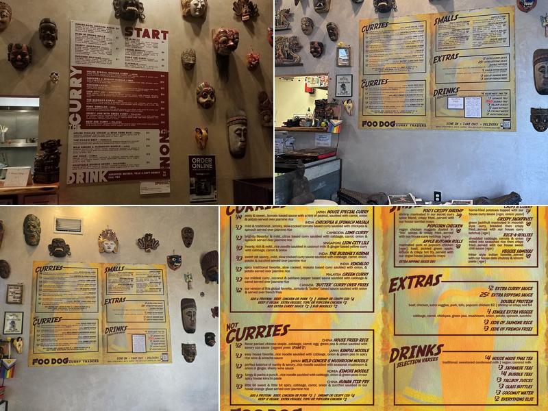 Foo Dog Curry Traders Menu