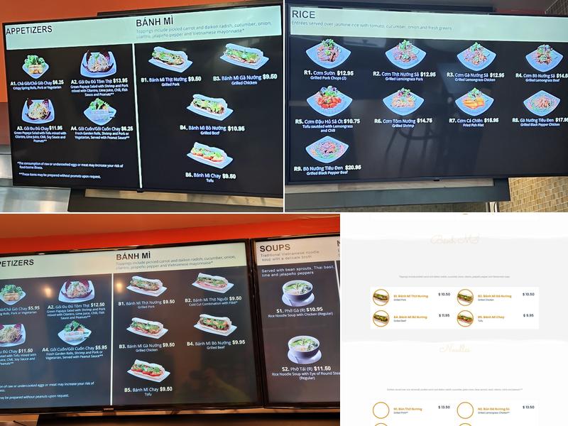 Four Sisters Grill Menu