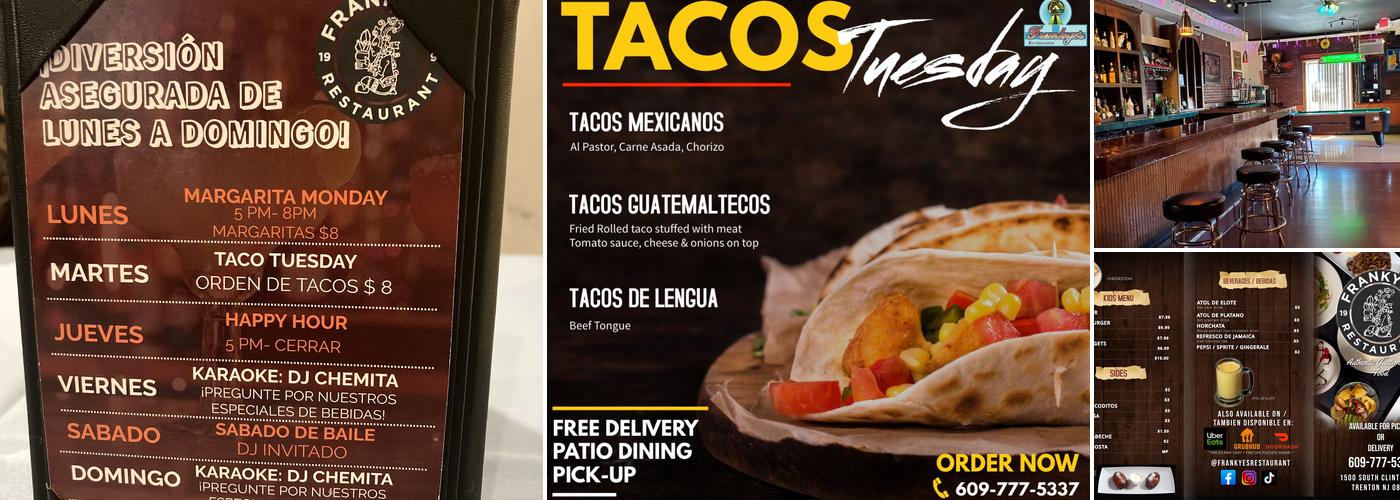 Frankye's Restaurant Menu