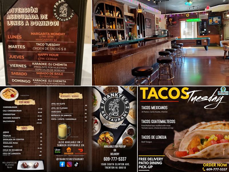 Frankye's Restaurant Menu