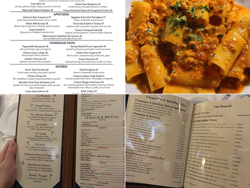 Fresco by Scotto Menu