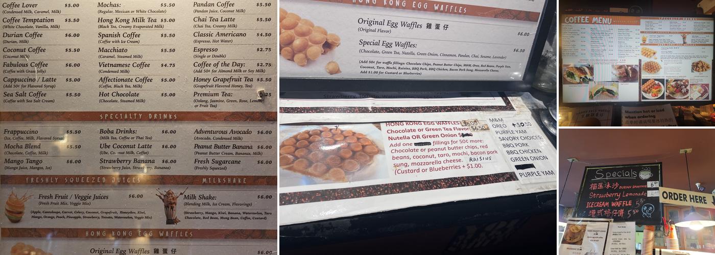 Fresh Roast Menu
