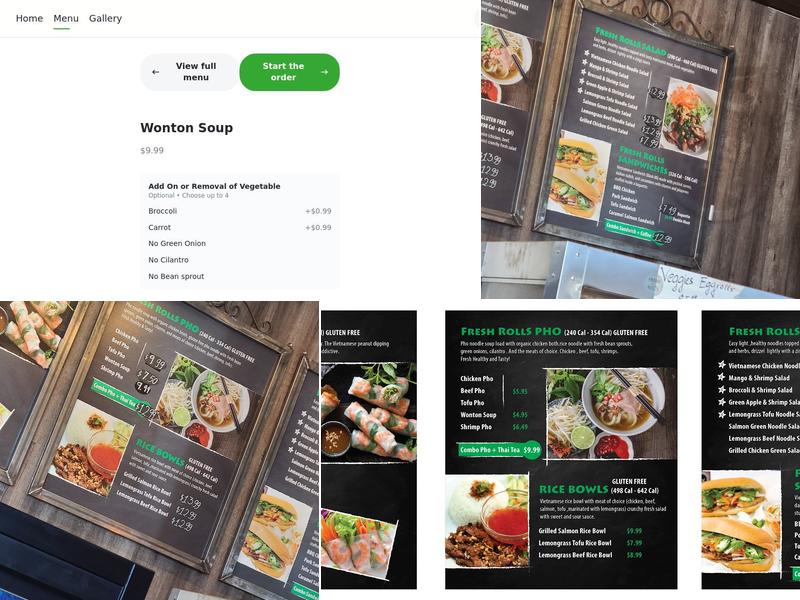 Fresh Rolls Fircrest Menu