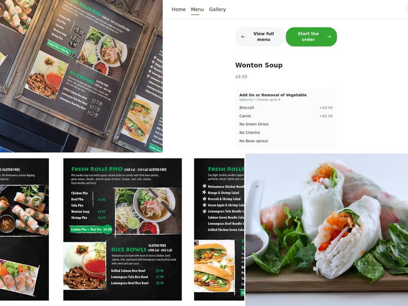 Fresh Rolls Fircrest Menu