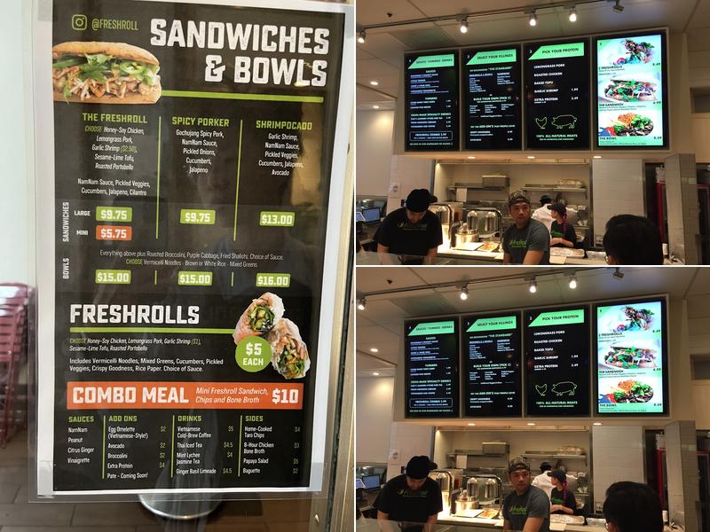 Freshroll Menu