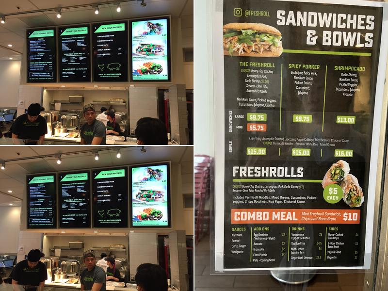 Freshroll Menu