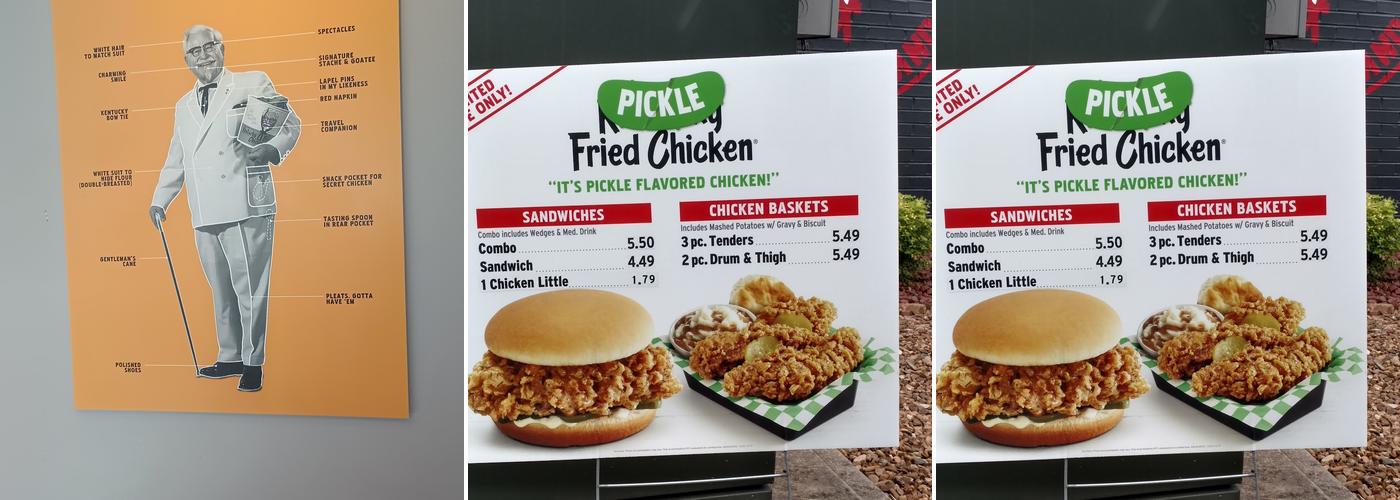 KFC Menu