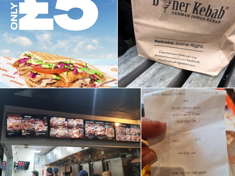 German Doner Kebab Menu