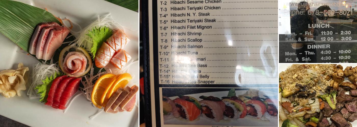 Fuji Hana East Cobb Menu