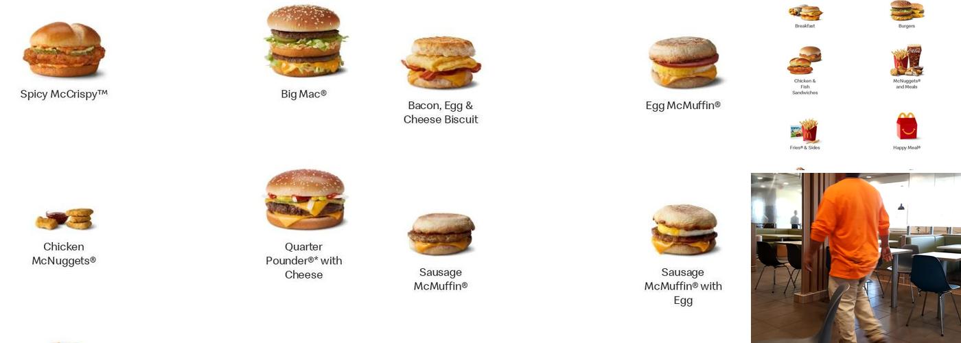 McDonald's Menu