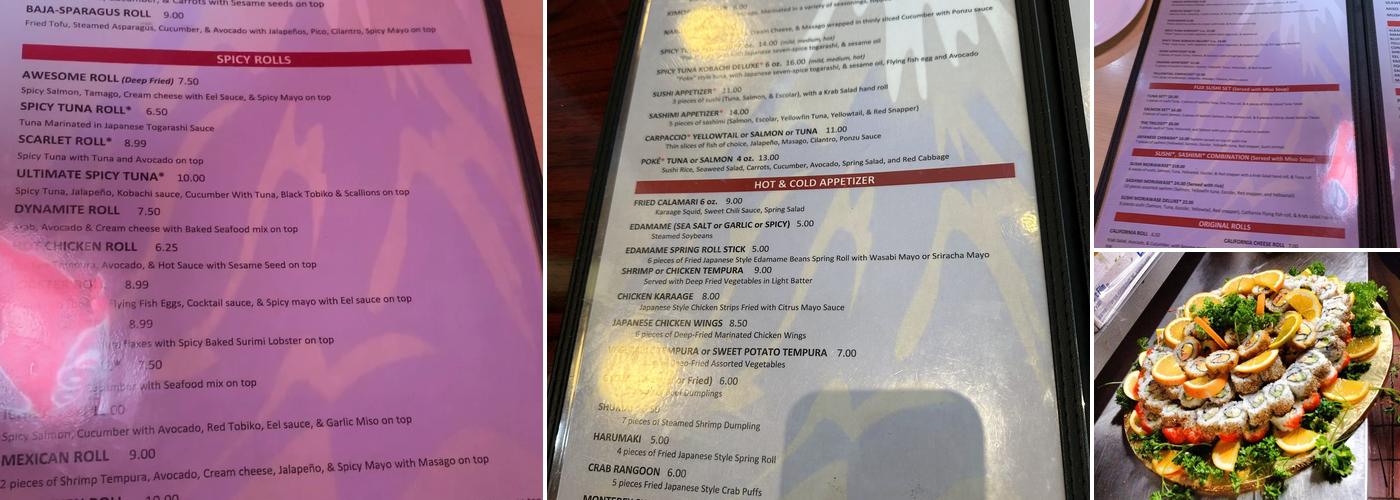 Orlando Fuji Sushi Menu