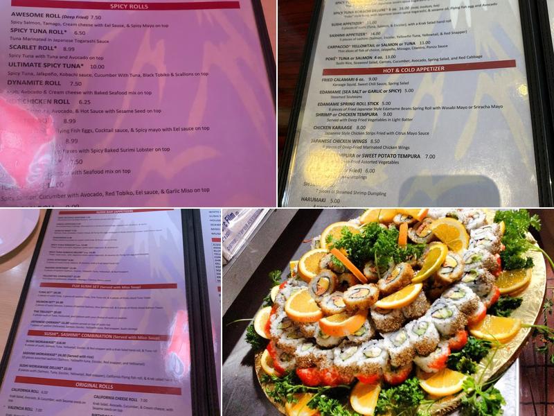 Orlando Fuji Sushi Menu