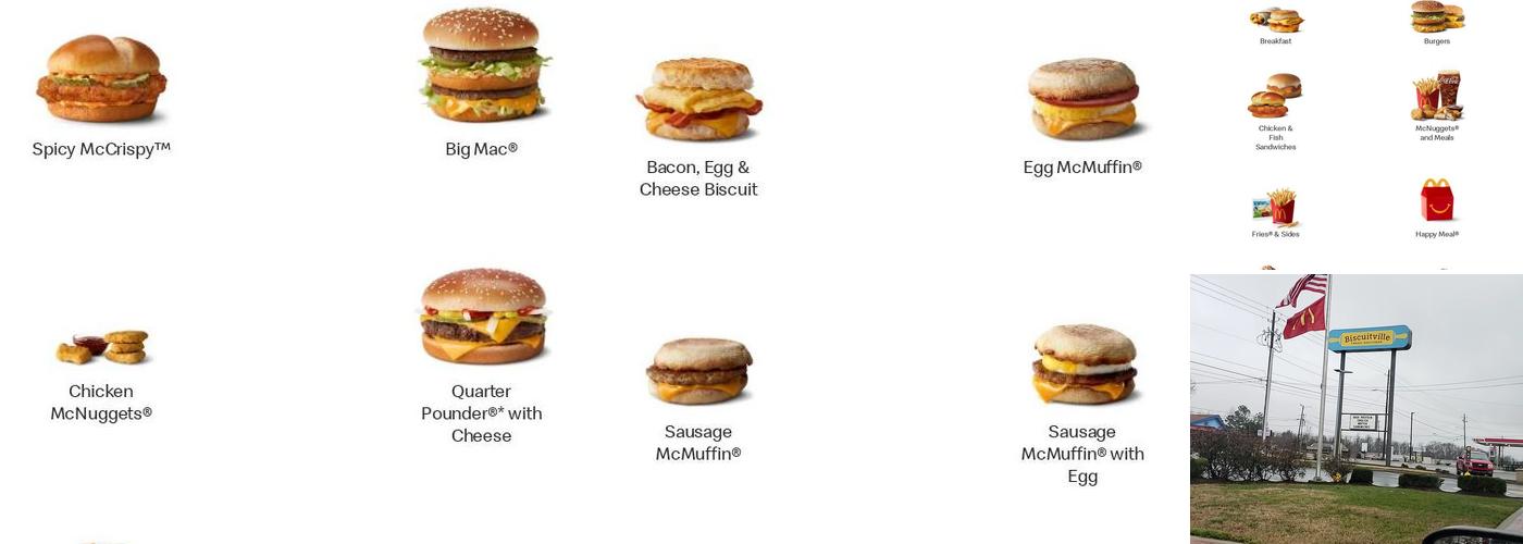 McDonald's Menu