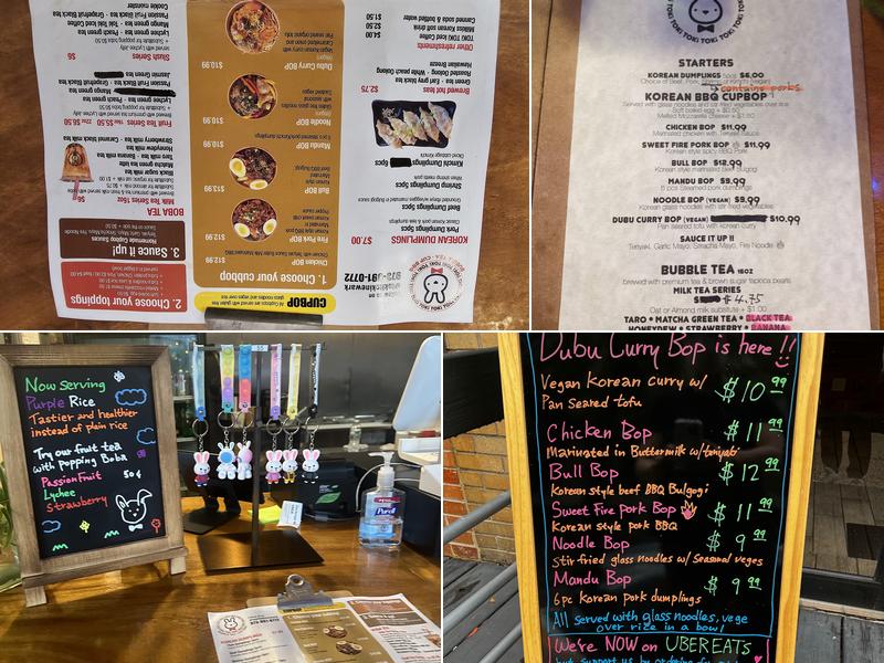 TOKi TOKi Menu