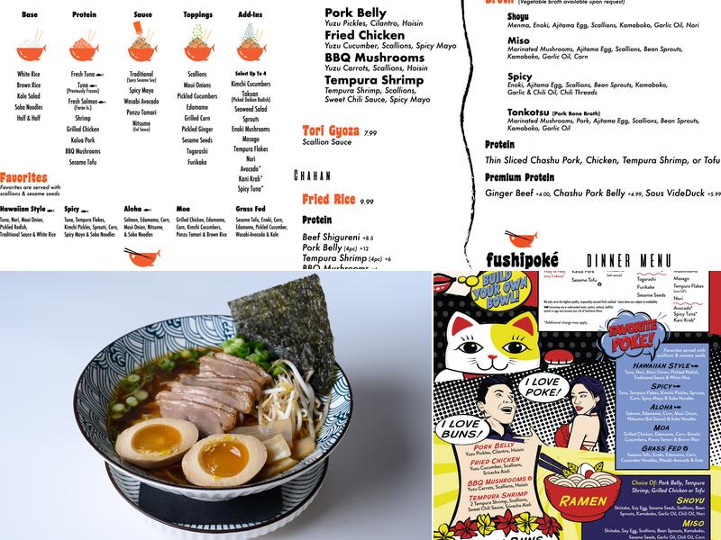 FushiPoke & Ramen Menu