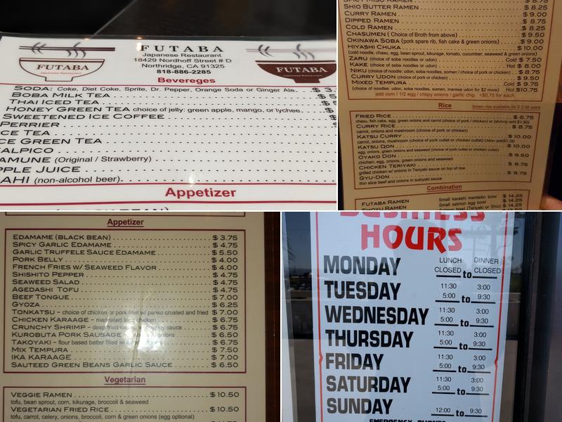 Futaba Menu