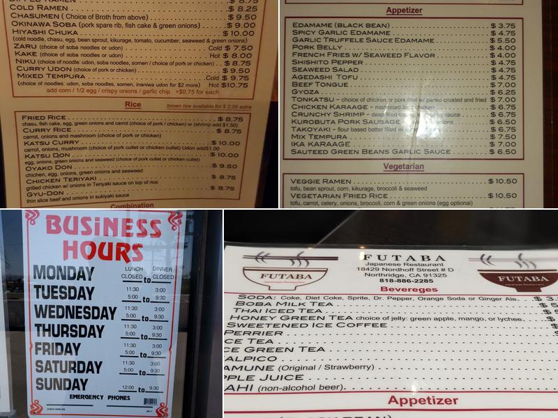 Futaba Menu
