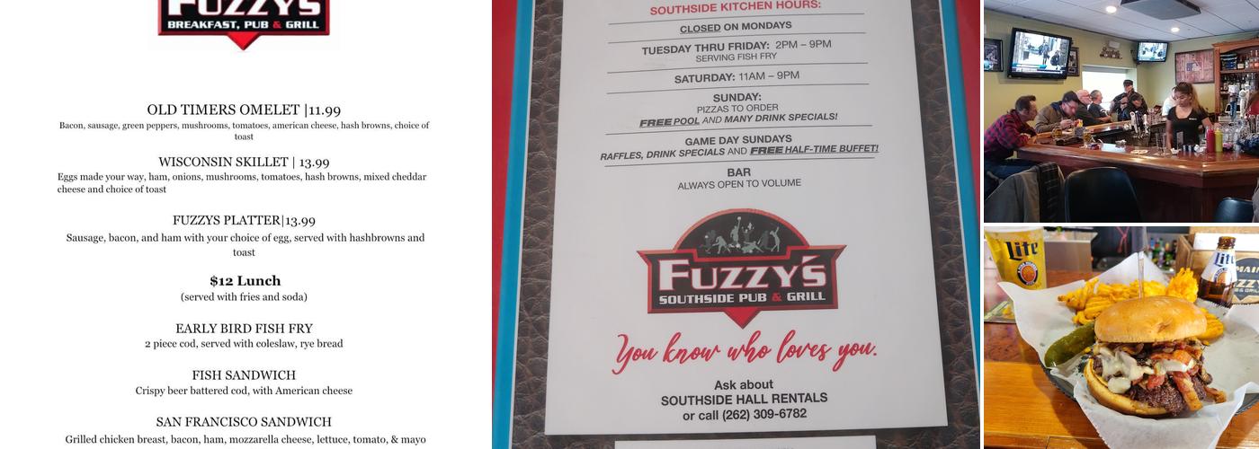 Fuzzy's Sports Pub & Grill Menu